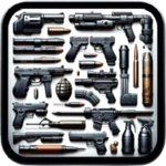 100 weapons: guns sound android application logo